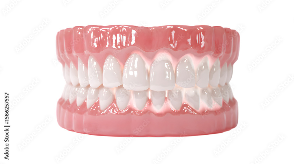 Obraz premium Teeth, isolate on white background