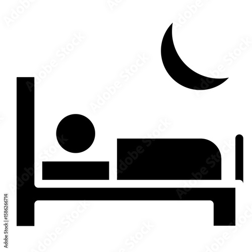 Sleep Vector Style Icon
