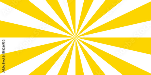 Spiral radial striped backdrop design. Retro abstract explosion white and yellow vintage ray sunrise star sunbeam texture. Abstract rays retro starburst background. Yellow sunburst twist pattern