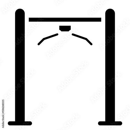 Pull Up Bar Vector Style Icon