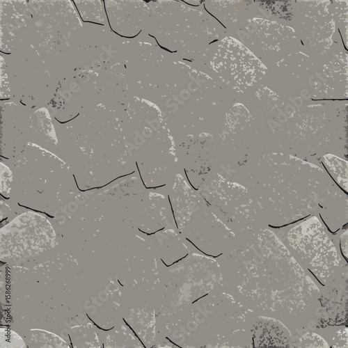 Photorealistic seamless texture of weathered rustic wood grain