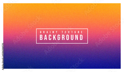Sunset Gradient Background with Grainy Texture