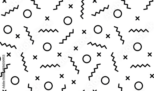 seamless pattern set vector art
