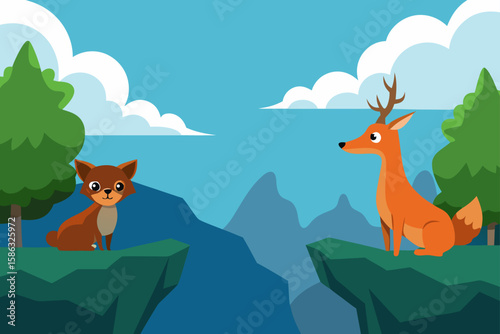 wild animals in the forest