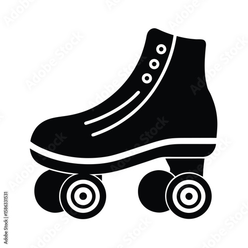 roller skate vector illustration
