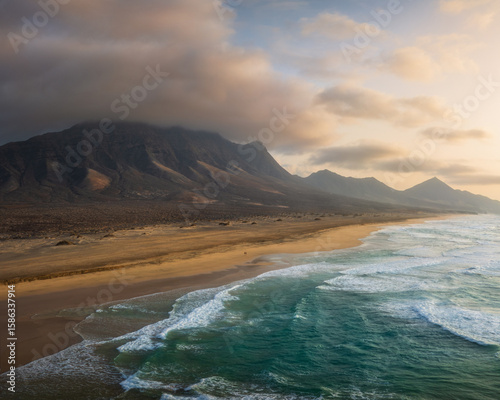 Dreamy Sunset at Fuerteventura Cofete Beach