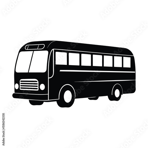 vector illustration of a bus