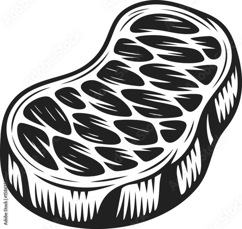 Steak cut, succulent meat, beef, gastronomic delight, culinary centerpiece, dining indulgence, restaurant specialty, savory dish