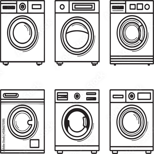 Minimalist Smart Window Line Art