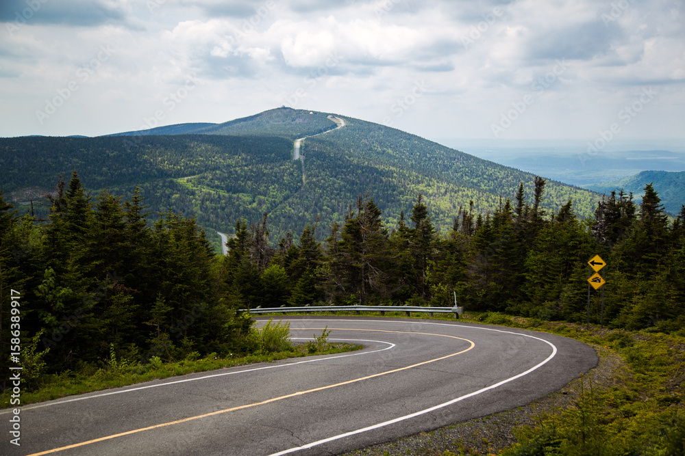Naklejka premium road in the mountains