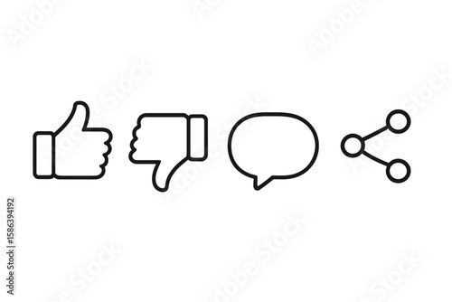 Speedometer icon for internet speed test and car dashboard. Fast performance concept with outline tachometer. Gauge measurement symbol. Vector linear graphic sign for data.