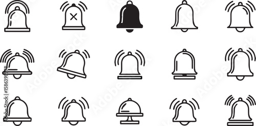 Alarm Vector Icons | Alert and Notification Device Set
