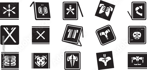 Xray Vector Icons | Radiology and Medical Imaging Set