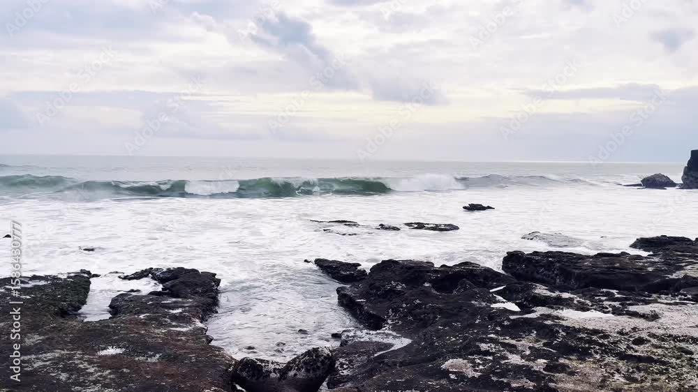 Seascape Beach wave. Nature videography. Seascape Beach wave. Nature videography.