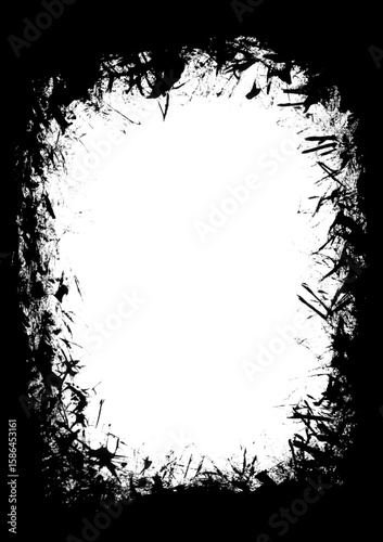 Grunge Rahmen, Distressed, Vintage, SVG Vektor