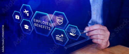 Foto Employee Benefits Career Concept