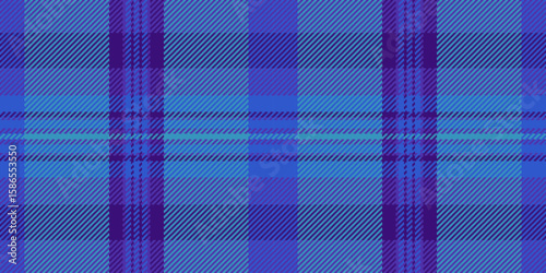 Vibrant blue and purple plaid pattern.  Perfect for textile design, fashion, website backgrounds, or any project needing a sophisticated, textured feel.