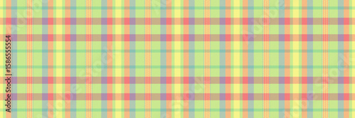 Pajamas tartan check seamless, panjabi texture textile background. Lady vector plaid pattern fabric in yellow and green colors.