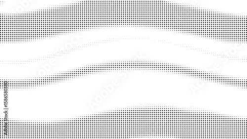 Abstract halftone pattern with wavy lines and gradual density changes