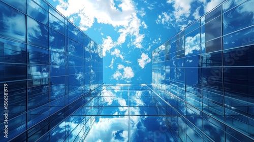 AI cloud data center powered by solar panels