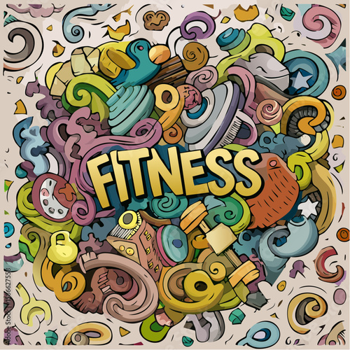 sleek line-art fitness monogram icon with editable stroke paths scalable vector ideal for health and wellness branding
