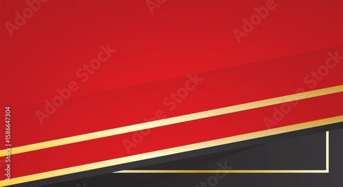 Free Download Elegant red gold abstract background  - GFXLoad