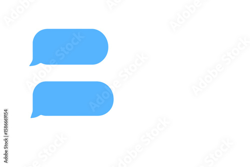 Refer a Friend Vector Banner, Blue Chat Bubbles, Megaphone, Referral Program Promotion, Business Marketing Template, Networking, Incentive, Social Media Campaign Concept, Customer Engagement