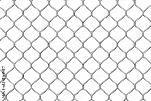 Seamless Chain-Link Fence Pattern Background, Abstract Metal Mesh Grid Texture, Industrial Security Barrier, Diamond Wire Netting Structure, Repeating Geometric Lattice, Urban Protection Panel Design