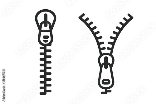 Customer service and support icons set of 4 in line style, online assistance, email support, contact help, customer care, tech support symbols for web and mobile apps