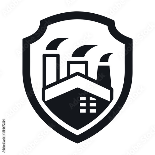 industrial factory icon