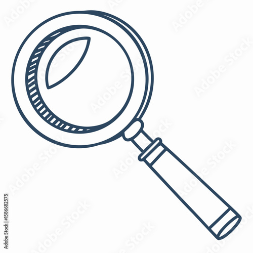 vector magnifying glass icon