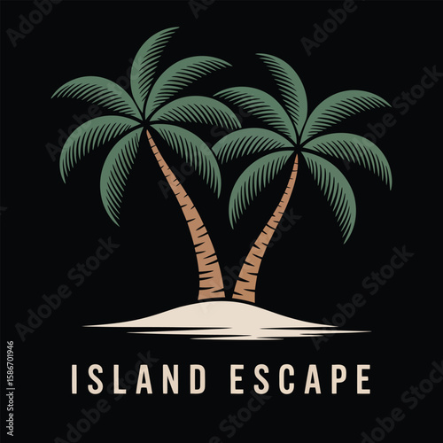 palm tree vector illustration