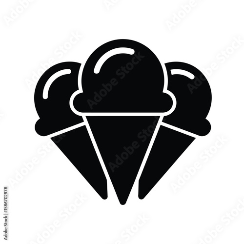 ice cream vector illustration