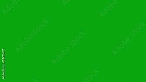 Multicolor shapes swipe transition in blue color theme with green screen	