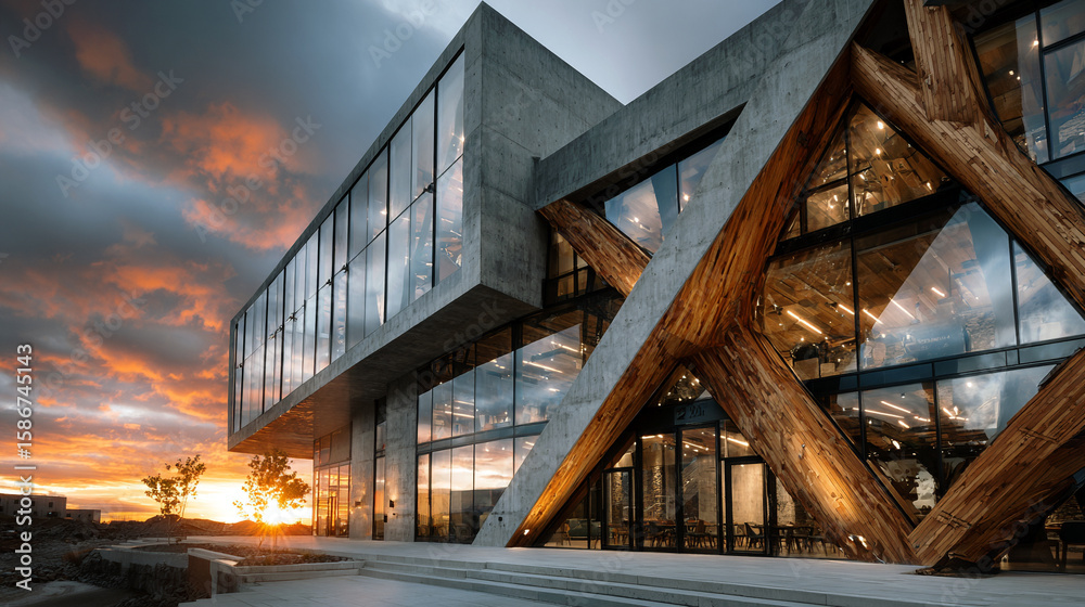 Fototapeta premium office building