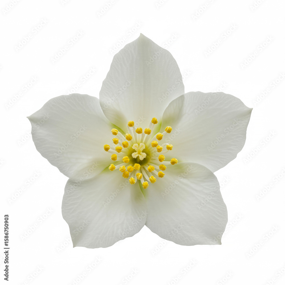 Fototapeta premium Flower Jasmine isolated on white background
