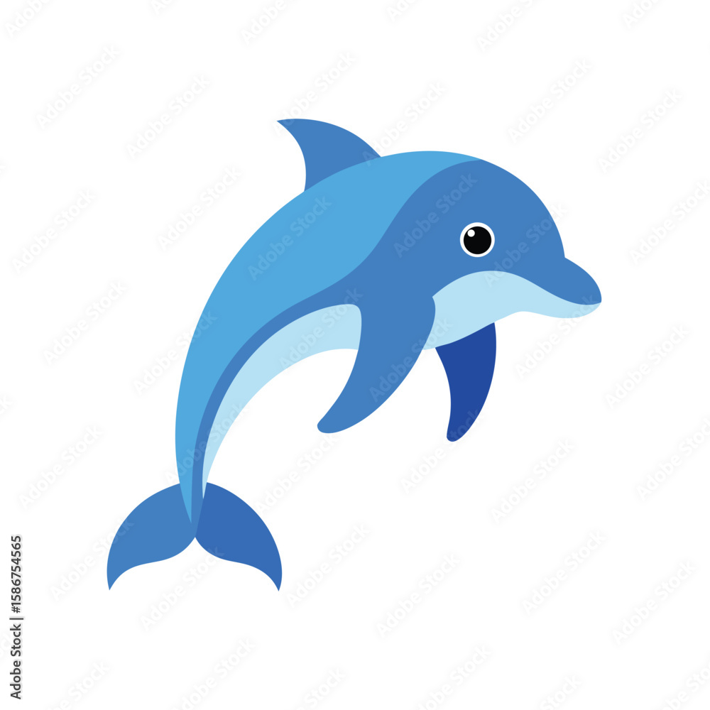 Fototapeta premium dolphin vector illustration