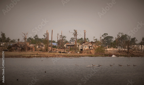 Fotografija Forest Lake destroyed by April 27, 2011 EF4 tornado in Tuscaloosa Alabama