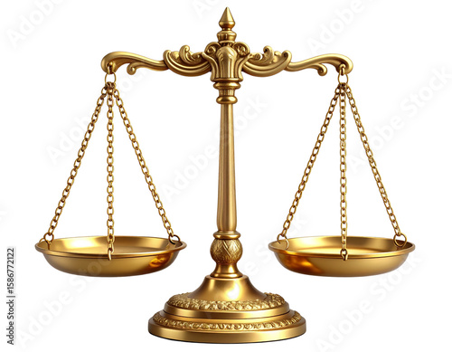gold scales of justice