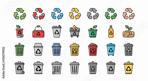 Eco-Friendly Recycling A Pictorial Guide to Waste Management and Conservation efforts for a Sustainable Future 