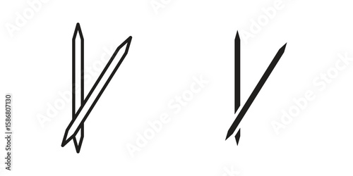 Toothpick icon symbol concept. Icons for web and mobile.
