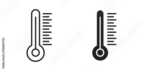 Thermometer icon symbol concept. Icons for web and mobile.