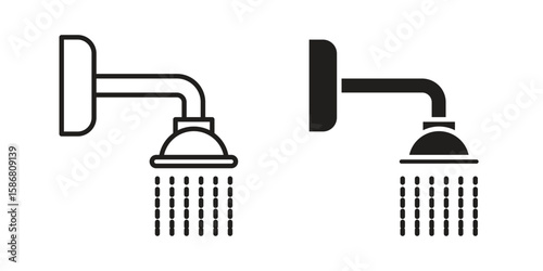 Shower Head icon symbol concept. Icons for web and mobile.