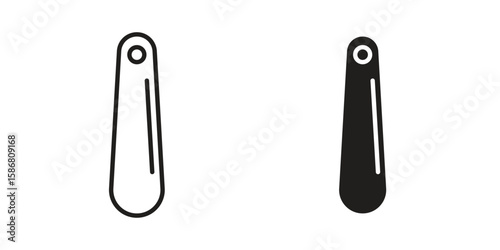 Shoehorn icon symbol concept. Icons for web and mobile.