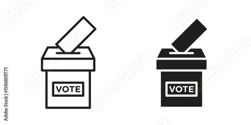 Referendum icon symbol concept. Icons for web and mobile.