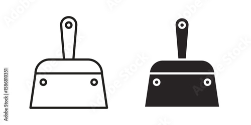 Putty knife icon symbol concept. Icons for web and mobile.