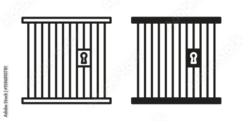Prison icon symbol concept. Icons for web and mobile.