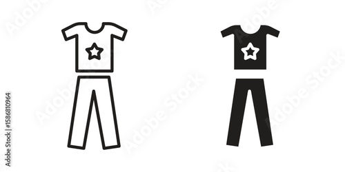 Pijama icon symbol concept. Icons for web and mobile.