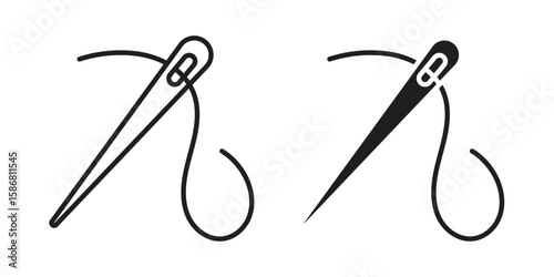 Needle icon symbol concept. Icons for web and mobile.