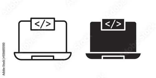 Front end icon symbol concept. Icons for web and mobile.